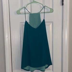 Express Reversible Teal Sleeveless Women's Top Size L
